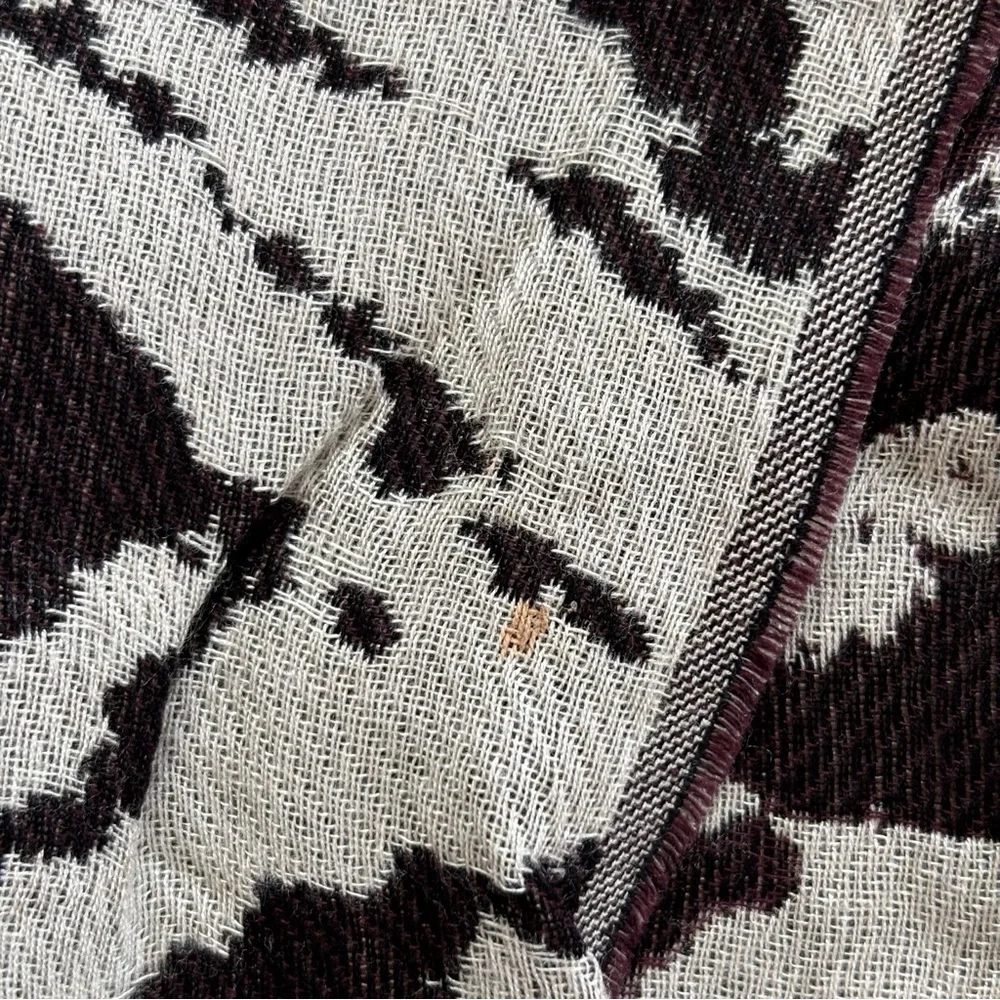 Talbots Women's Zebra Animal Print Scarf Wrap